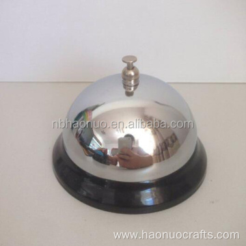 Desk Bell With Wooden Base Collectible Table Bell